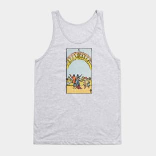 Ten of cups tarot card (distressed) Tank Top